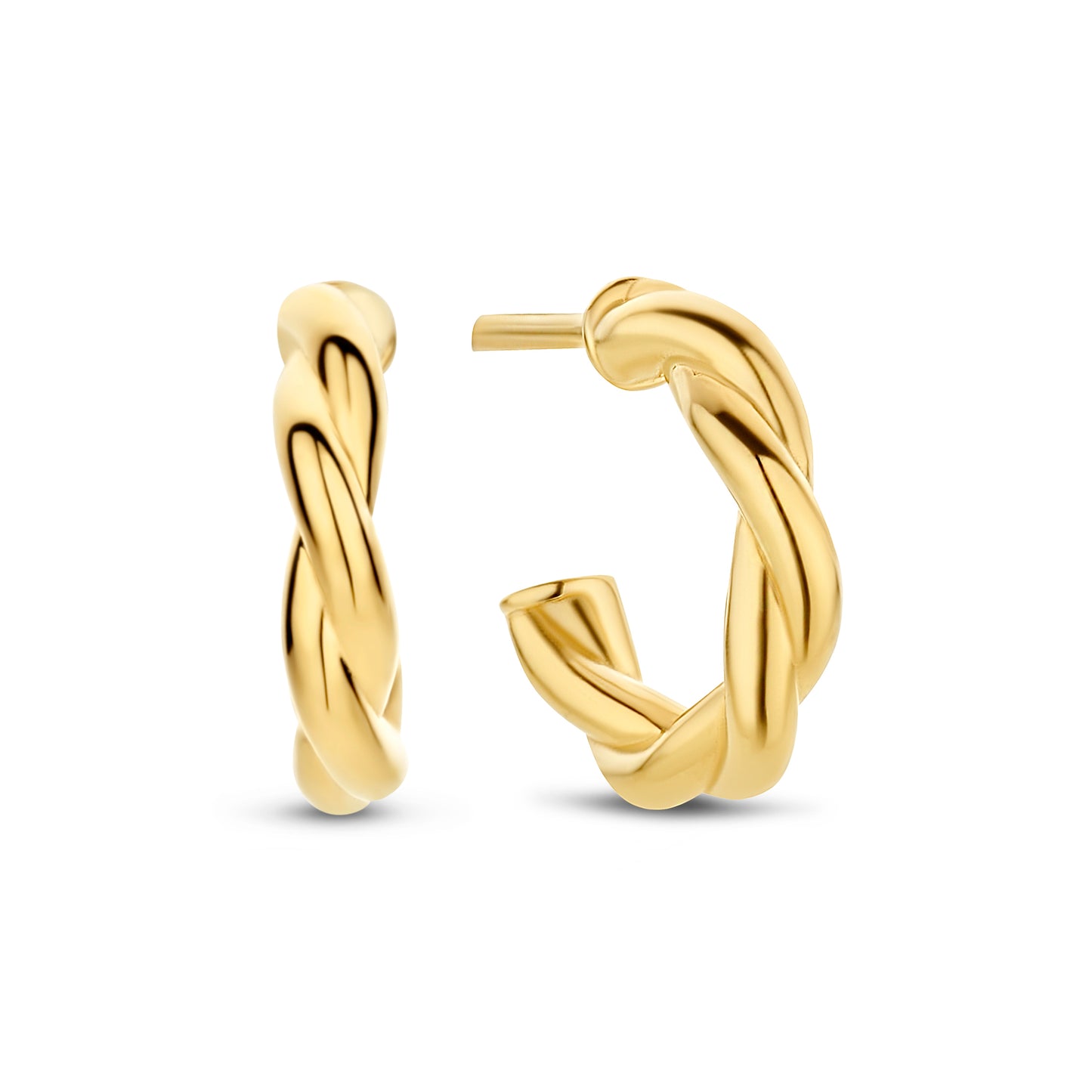 Silber-Ohrringe, vergoldet miaGemo