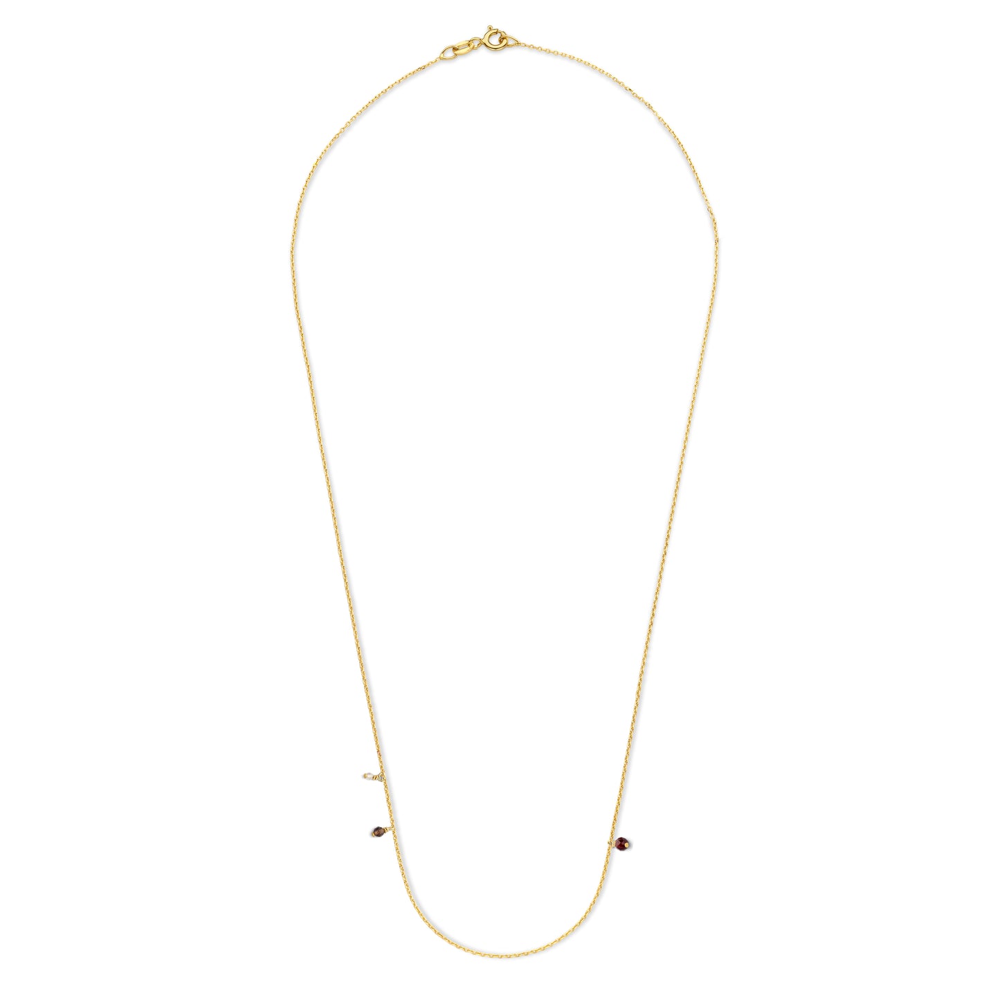 Silber-Halskette mit Rauchquarz miaGemo