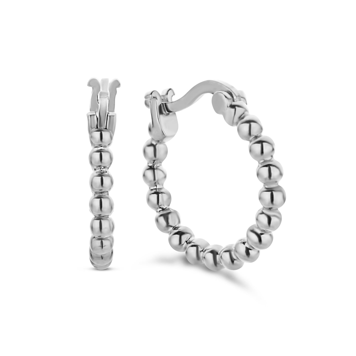 Rhodinierte Silber-Ohrringe miaGemo