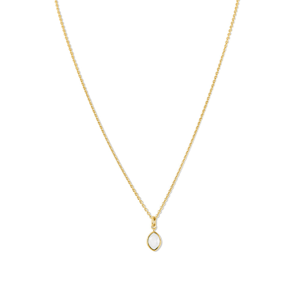 Silber-Halskette mit  Nano-Stein miaGemo