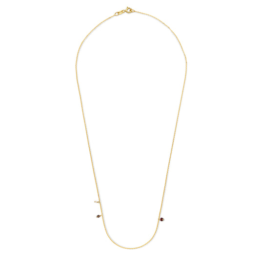 Silber-Halskette mit Rauchquarz miaGemo