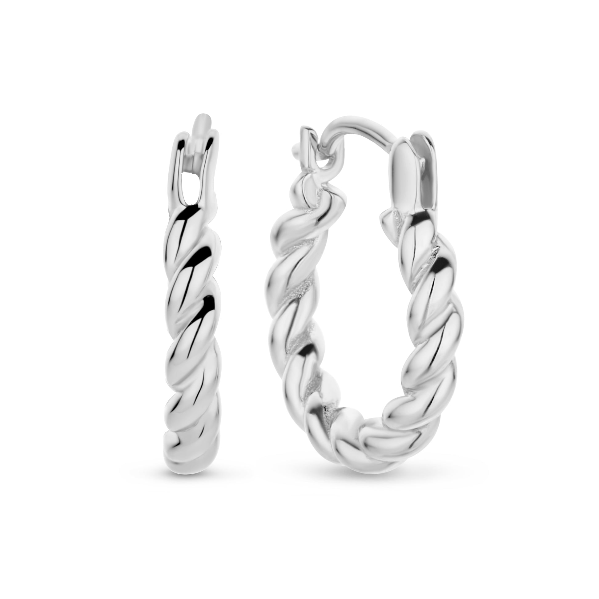 Silber-Ohrringe, rhodiniert miaGemo