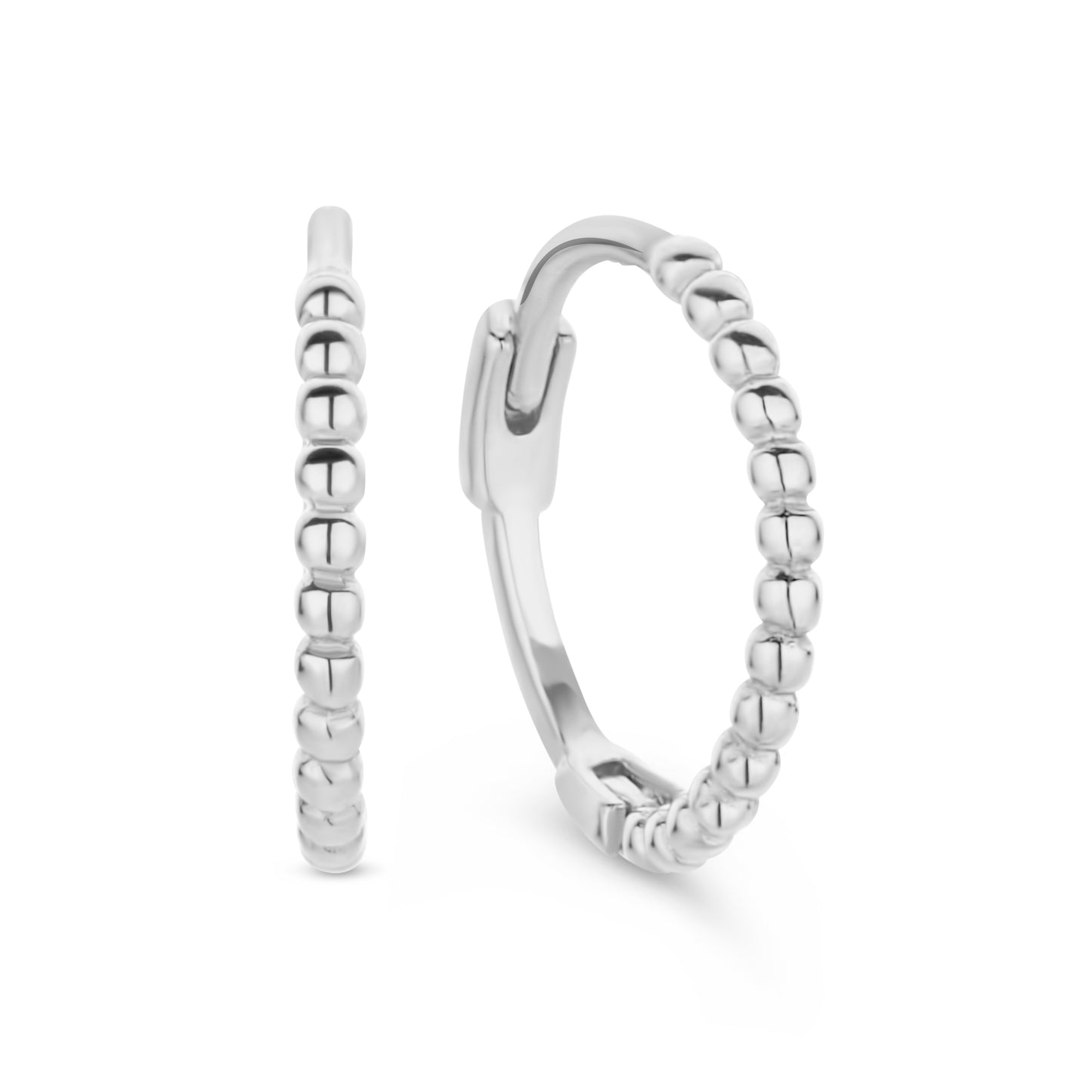 Rhodinierte Silber-Ohrringe miaGemo