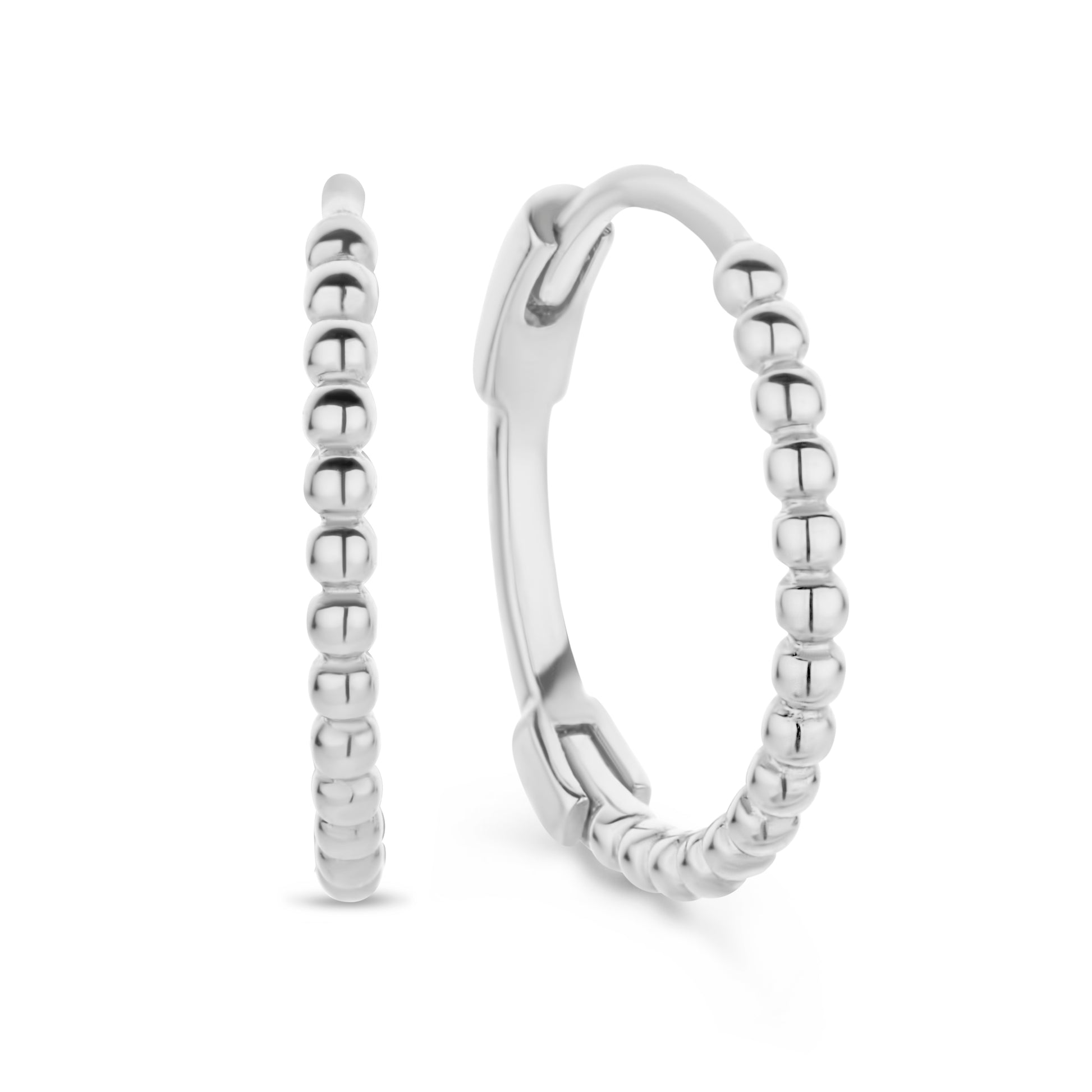 Rhodinierte Silber-Ohrringe miaGemo