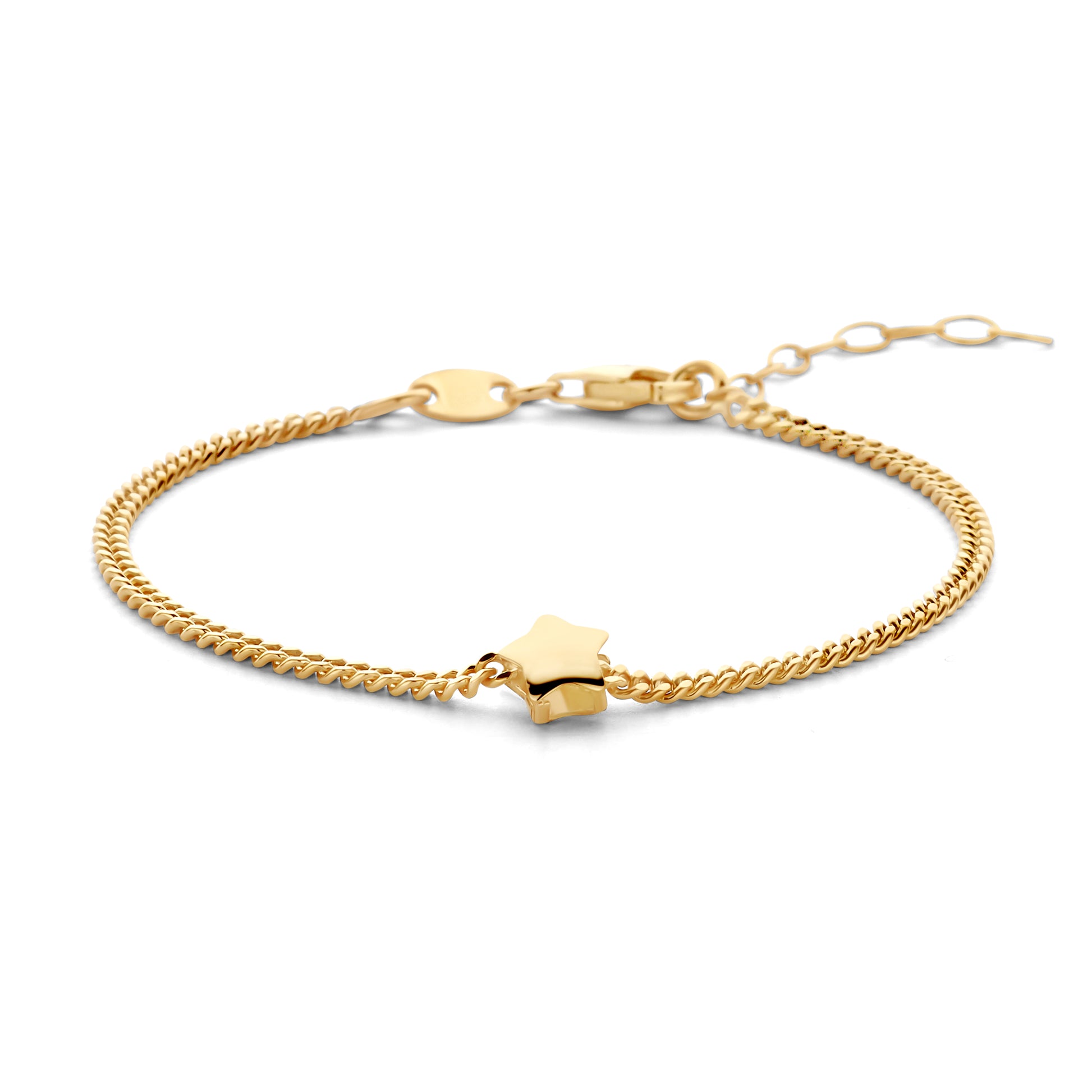 Vergoldetes Silber-Armband mit Stern miaGemo