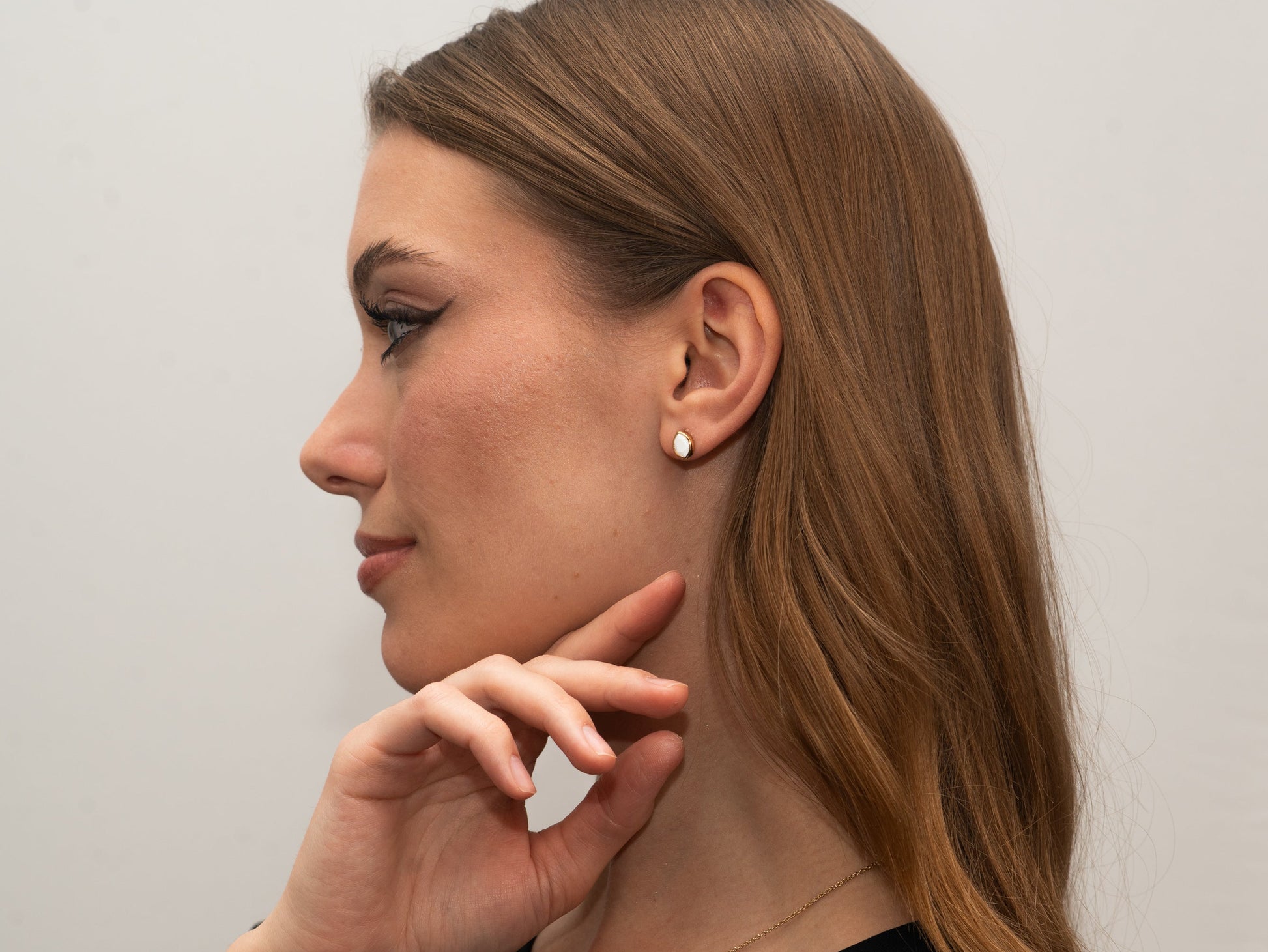 Silber-Ohrringe mit mintfarbenem Nano-Stein miaGemo