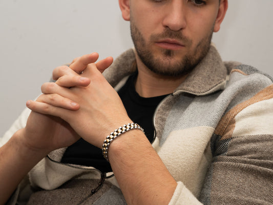 Silver Chain Armband im Edelstahl-Look miaGemo